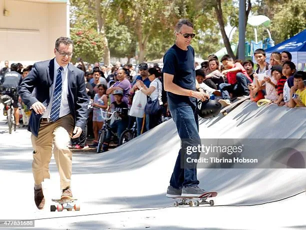 Bob skateboarding